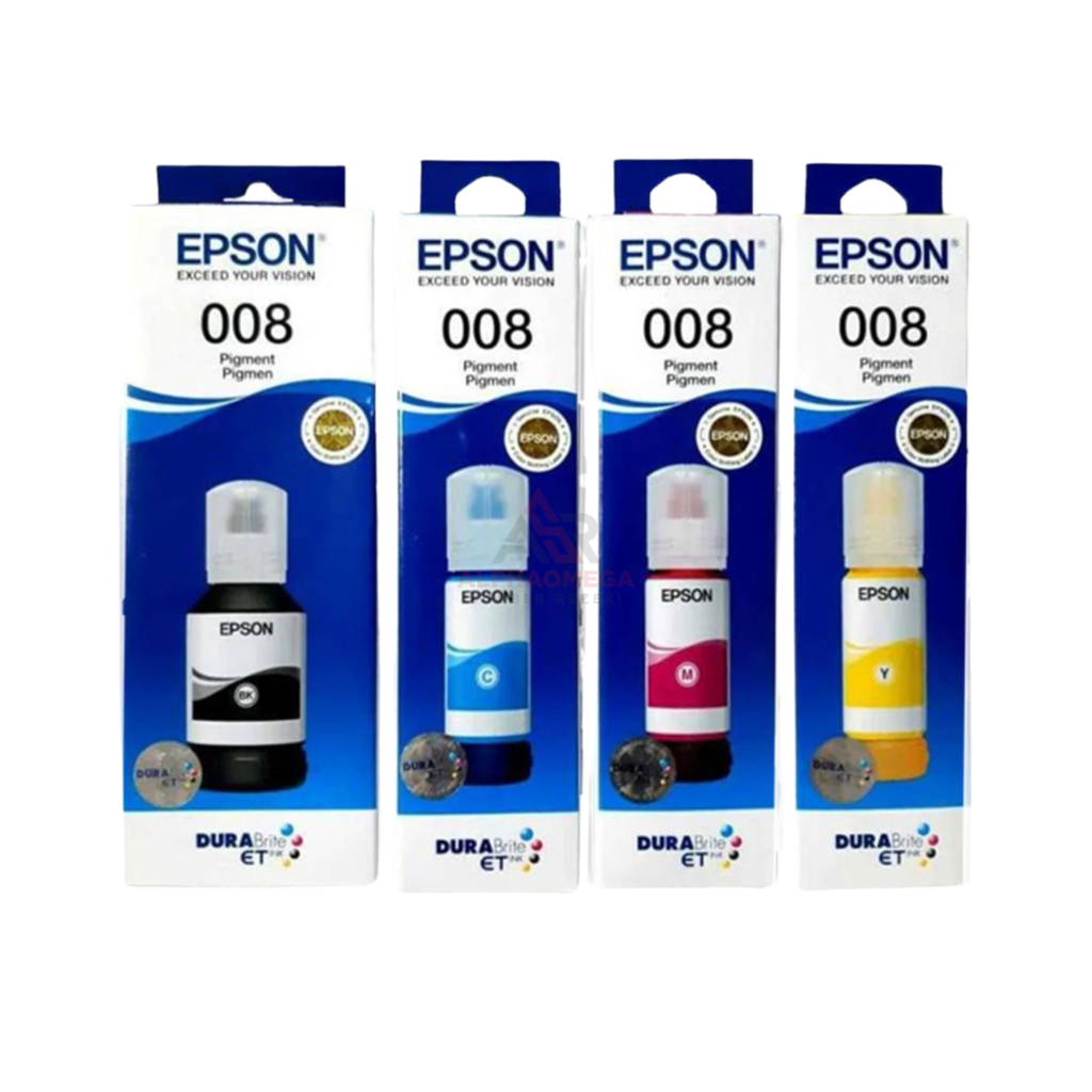 Epson T008 Original Ink Black Cyan Magenta Yellow Tinta Printer Epson