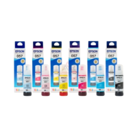 Epson T057 Original Ink Black Cyan Magenta Yellow Light Cyan Light Magenta 70ml
