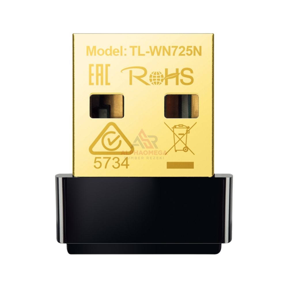 TP-Link TL-WN725N USB WiFi Adapter N150 Nano 150Mbps Mini Dongle BARANG ORI GARANSI RESMI INDONESIA