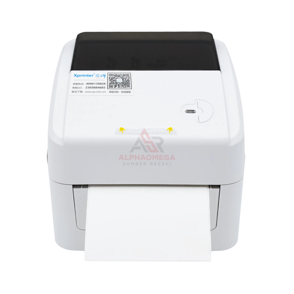 XPRINTER PRINTER BARCODE XP-420B WHITE USB Thermal Label Barcode Printer High Speed