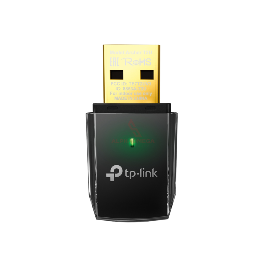 TP-Link Archer T2U AC600 Mini Dual-Band Wireless USB Adapter Dongle Original Garansi Resmi