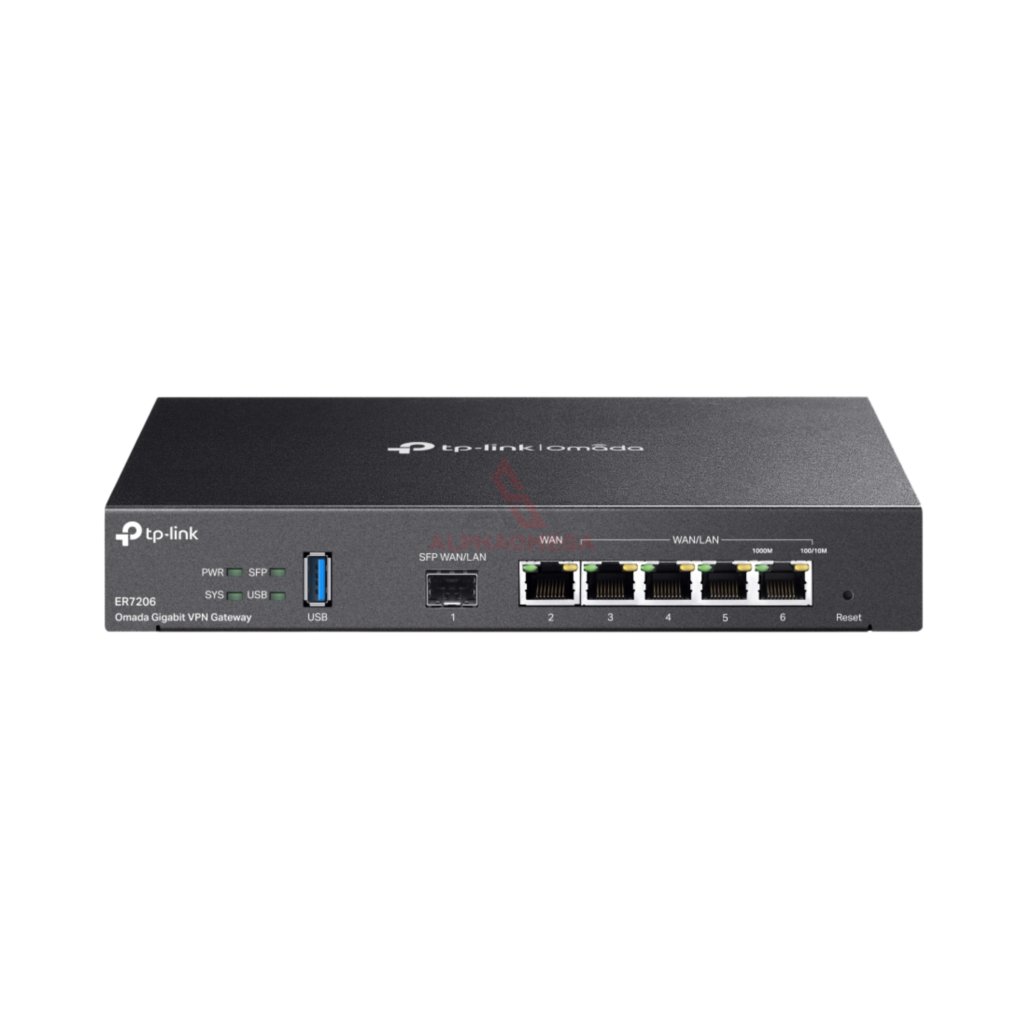 TP-Link Omada ER7206 Gigabit Multi-WAN VPN Security Gateway Router SFP Spesifikasi Lengkap