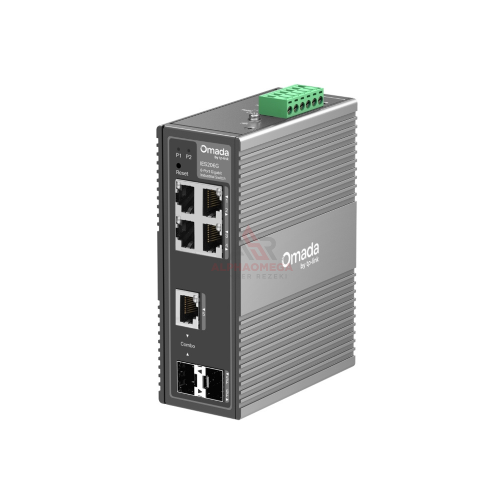 TP-Link Omada IES206G Industrial L2 Smart Managed Switch 4 Port Gigabit 1 Port Combo SFP 1 Port SFP