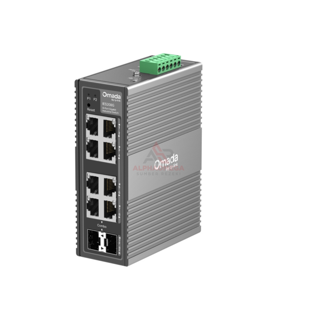 TP-Link Omada IES208G Industrial L2 Smart Managed Switch 6 Port Gigabit 2 Port Combo SFP