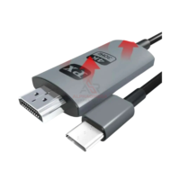 PX CONVERTER USB TYPE C TO HDMI MHA-20C – Kabel USB-C 3.1 ke HDMI 4K 2 Meter, Converter TV Monitor Proyektor Support Netflix