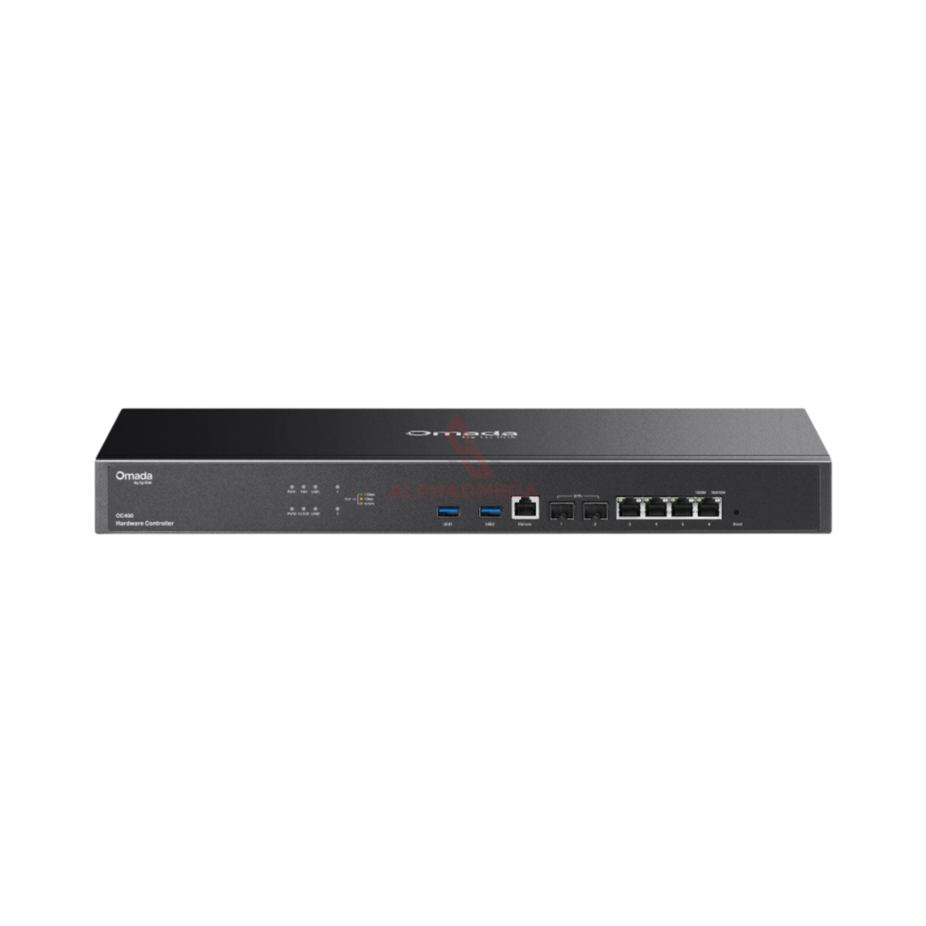 TP-Link Omada Hardware Controller OC400 Enterprise Network Management 2 Port 10G SFP+ Spesifikasi Lengkap