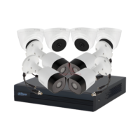 Paket Kamera CCTV Dahua 8 Channel Full HD Rakitan Lengkap Siap Pakai