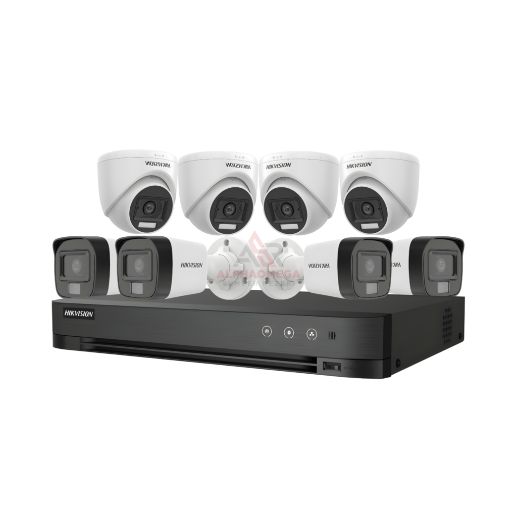 Paket Kamera CCTV Hikvision 8 Channel Full HD Rakitan Lengkap Siap Pakai