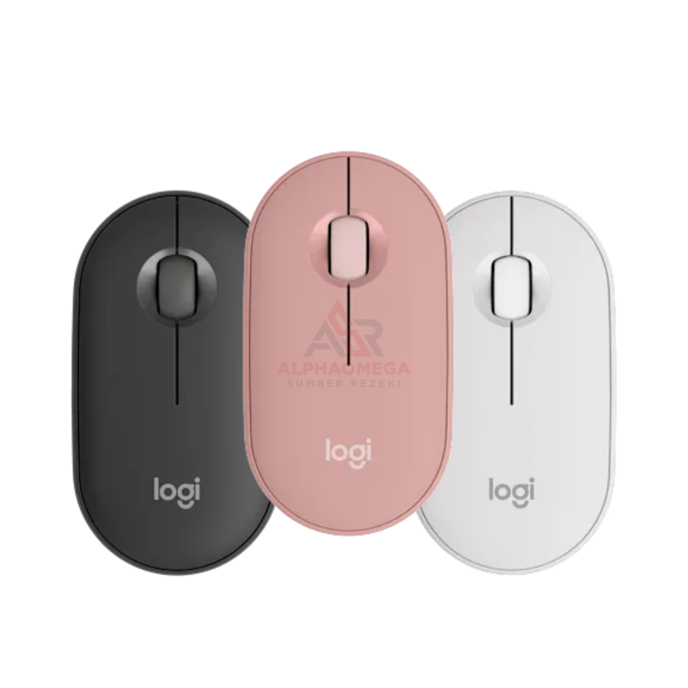 LOGITECH MOUSE WIRELESS PEBBLE M350S TONAL Silent Bluetooth USB Receiver Slim Portable Mouse Laptop PC