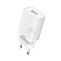 REMAX CHARGER ADAPTOR RP-U42 WHITE – Kepala Charger USB 2.1A Fast Charging 10W, Travel Adapter Universal untuk Android & iPhone