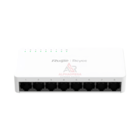 Ruijie Reyee RG-ES08G-L 8-Port 10/100/1000 Mbps Gigabit Desktop Unmanaged Switch Visibility Ruijie Cloud Original Garansi Resmi