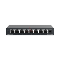 Ruijie Reyee RG-ES108GD 8-Port 10/100/1000 Mbps Gigabit Desktop Unmanaged Switch Visibility Ruijie Cloud Original Garansi Resmi