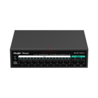 Ruijie Reyee RG-ES110FG-P 10-Port Desktop Unmanaged Switch 8-Port PoE 110W with 2-Port Gigabit Combo/Uplink Visibility Ruijie Cloud Original Garansi Resmi