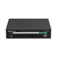 Ruijie Reyee RG-ES110GS-P-L 10-Port Full Gigabit Desktop Unmanaged Switch 8-Port PoE 120W with 1-Port SFP Visibility Ruijie Cloud Original Garansi Resmi