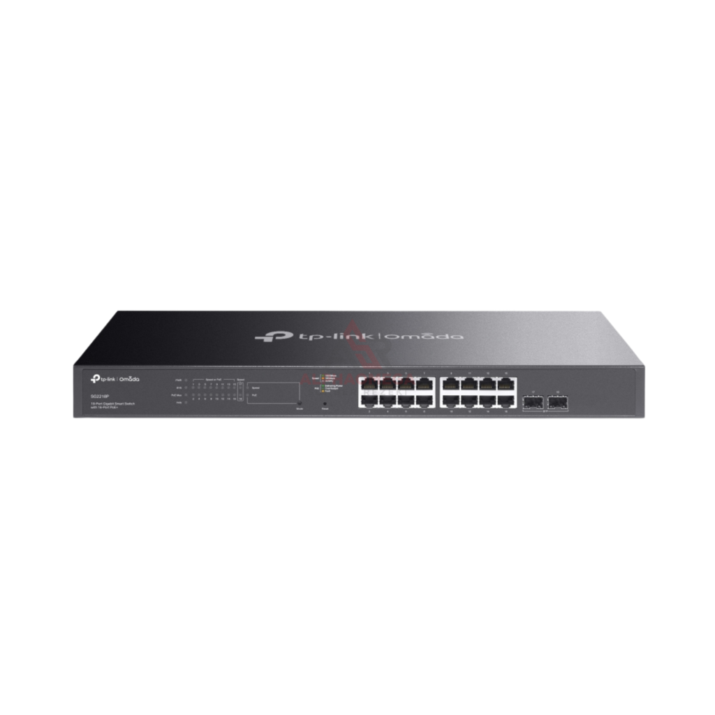TP-Link Omada SG2218P Smart Managed Switch 16 Port Gigabit PoE+ 2 Port SFP