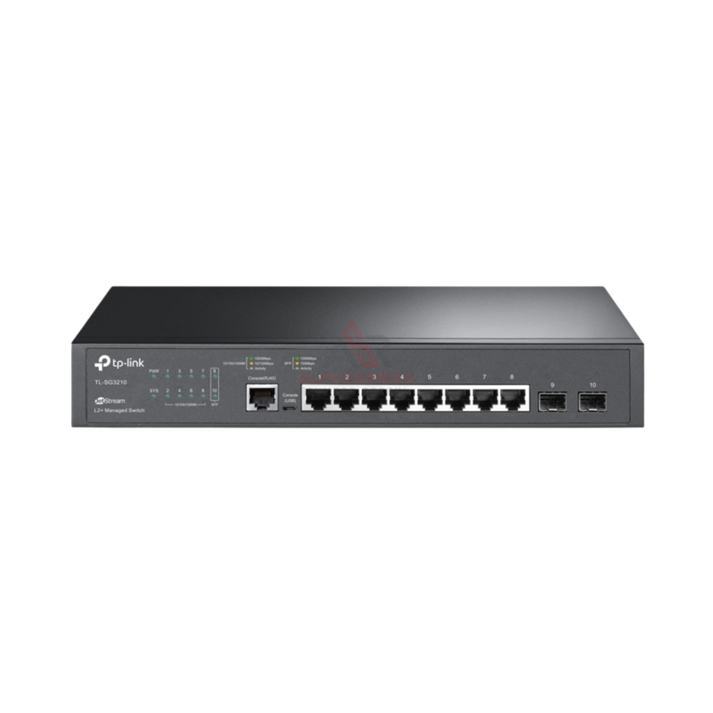 TP-Link Omada TL-SG3210 JetStream L2+ Managed Switch 8 Port Gigabit 2 Port SFP