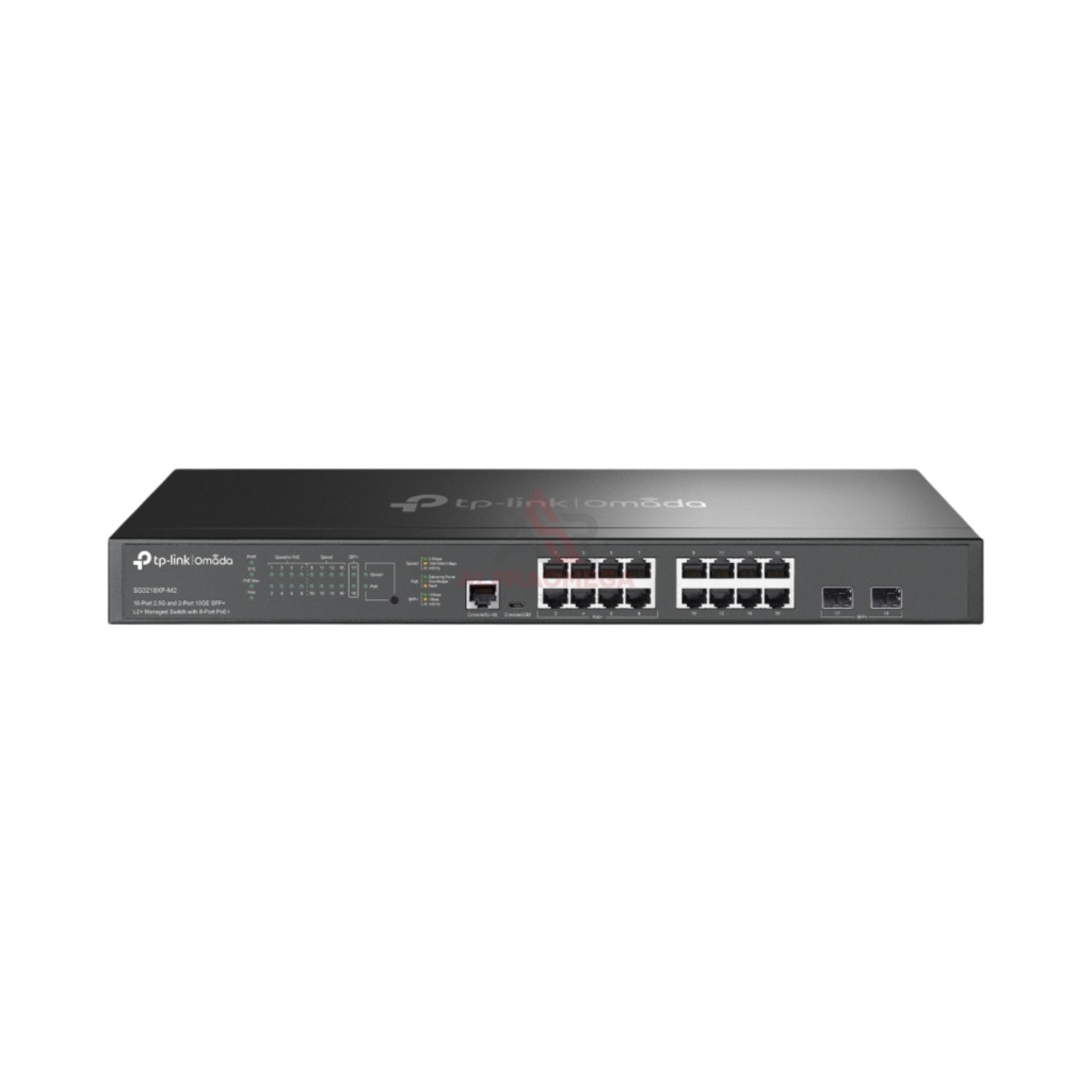 TP-Link Omada SG3218XP-M2 JetStream L2+ Managed Switch 16 Port 2.5G PoE+ 2 Port 10G SFP+