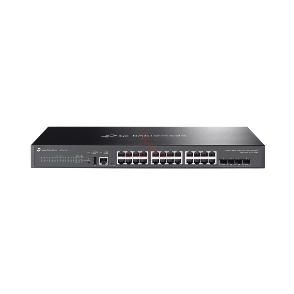 TP-Link Omada SG5428X L3 Managed Switch 24 Port Gigabit 4 Port 10G SFP+ Spesifikasi Lengkap