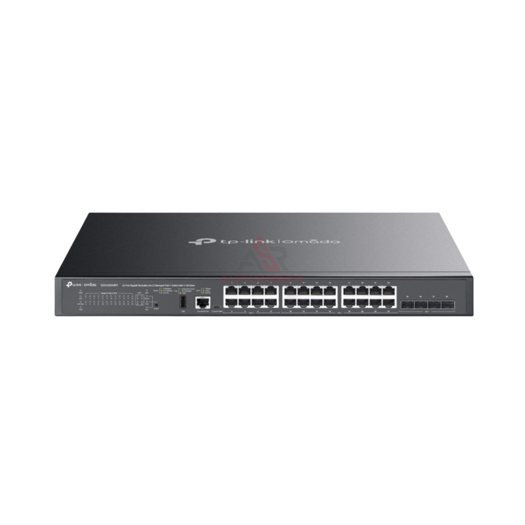 TP-Link Omada SG5428XMPP L3 Managed Switch 24 Port PoE++ Gigabit 4 Port 10G SFP+ Spesifikasi Lengkap