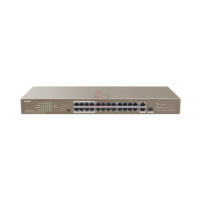 Tenda TEF1126P Switch Hub 24 Port PoE Gigabit SFP CCTV LAN