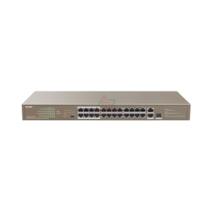 Tenda TEF1126P Switch Hub 24 Port PoE Gigabit SFP CCTV LAN