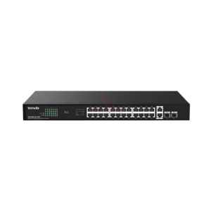 Tenda TEG1128P Switch Hub 24 Port PoE Gigabit SFP Rackmount