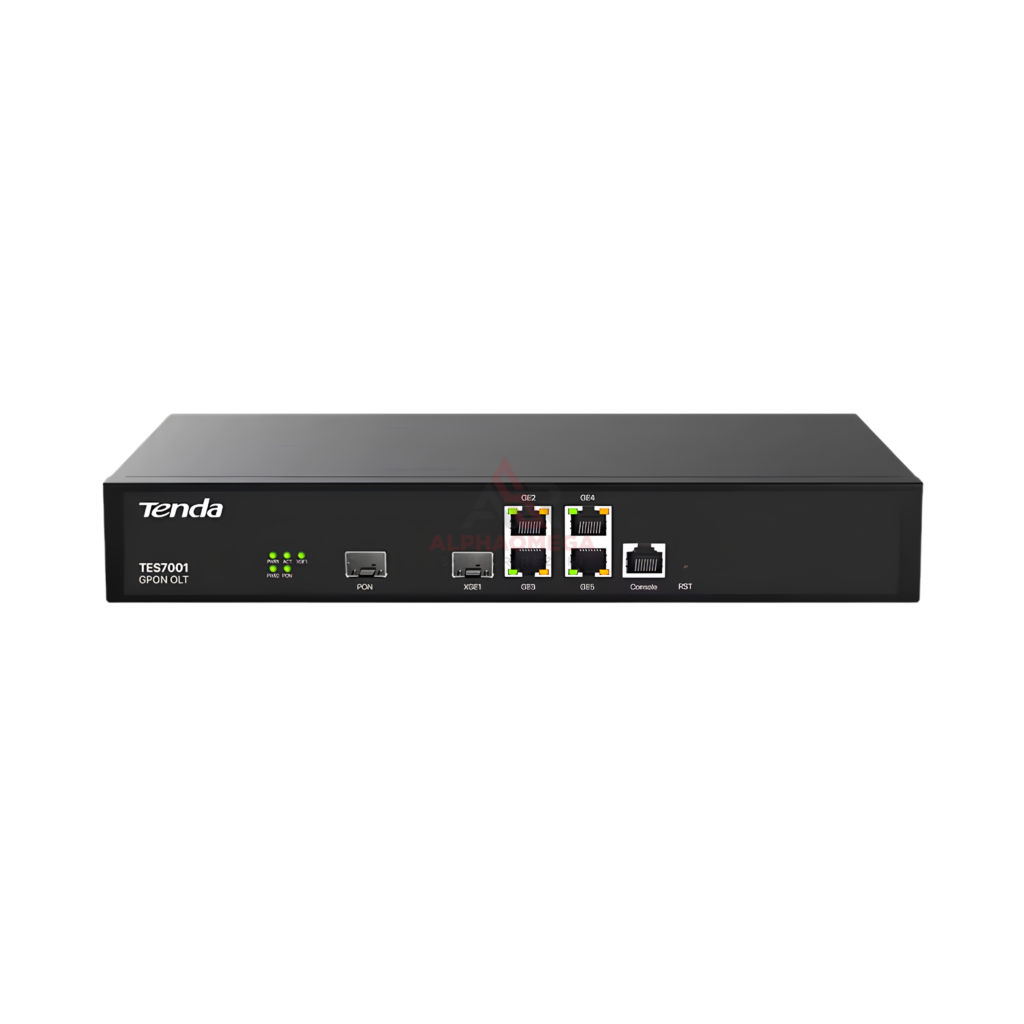 Tenda TES7001 GPON OLT 1 Port Uplink 10G SFP+ 4 Port GE LAN