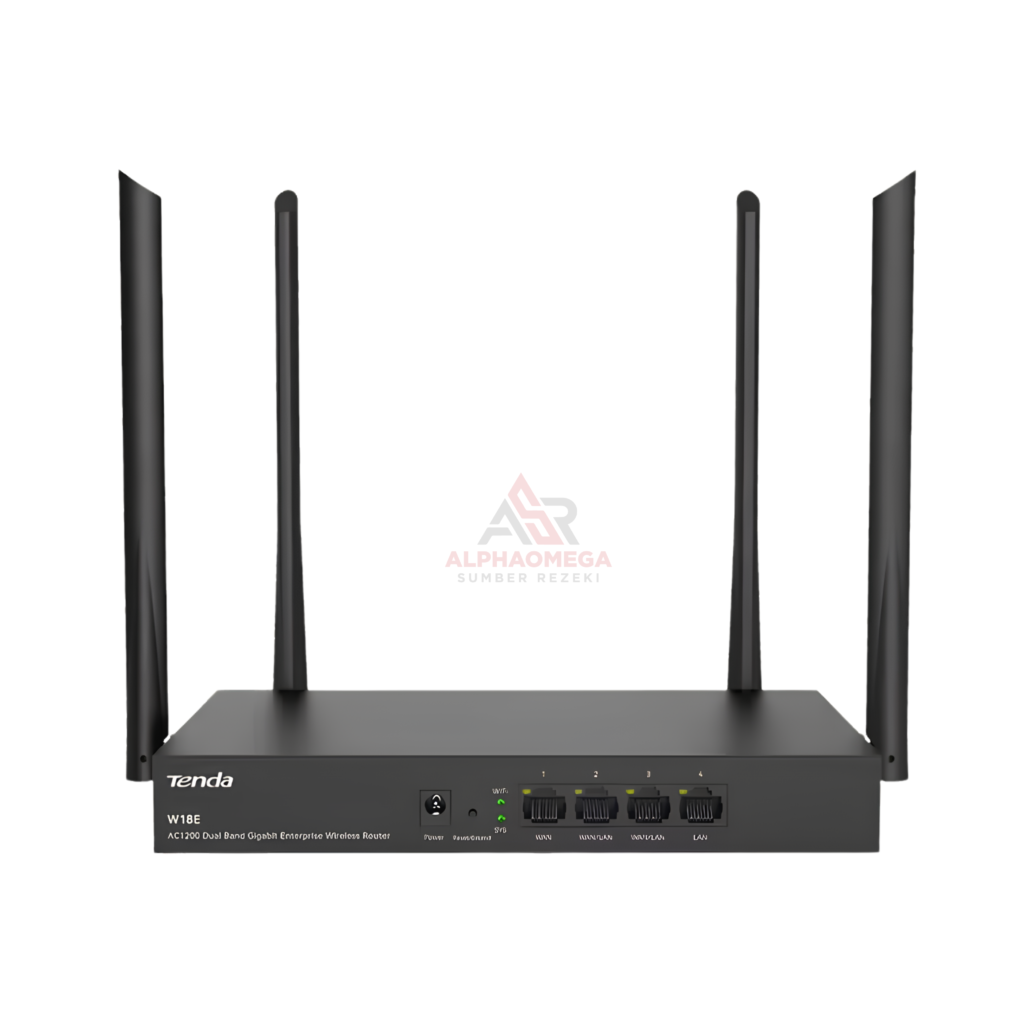 Tenda W18E Router Enterprise Dual Band Gigabit AC1200 WiFi