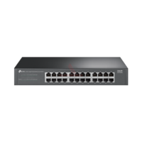 TP-Link LS1024G 24-Port Gigabit Desktop/Rackmount Switch Unmanaged (Steel Case, 48Gbps, Green Technology)