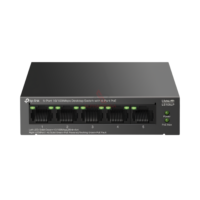 TP-Link LS105LP 5-Port Switch PoE Unmanaged (4 Port PoE 41W, Extend Mode 250m)