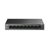 TP-Link LS109P 9-Port Switch PoE Unmanaged (8 Port PoE+ 63W, Extend Mode 250m)