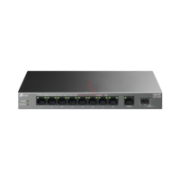 TP-Link LS1210GP 10-Port Gigabit Switch PoE Unmanaged (8 Port PoE+ 61W, 1 Port SFP Slot)