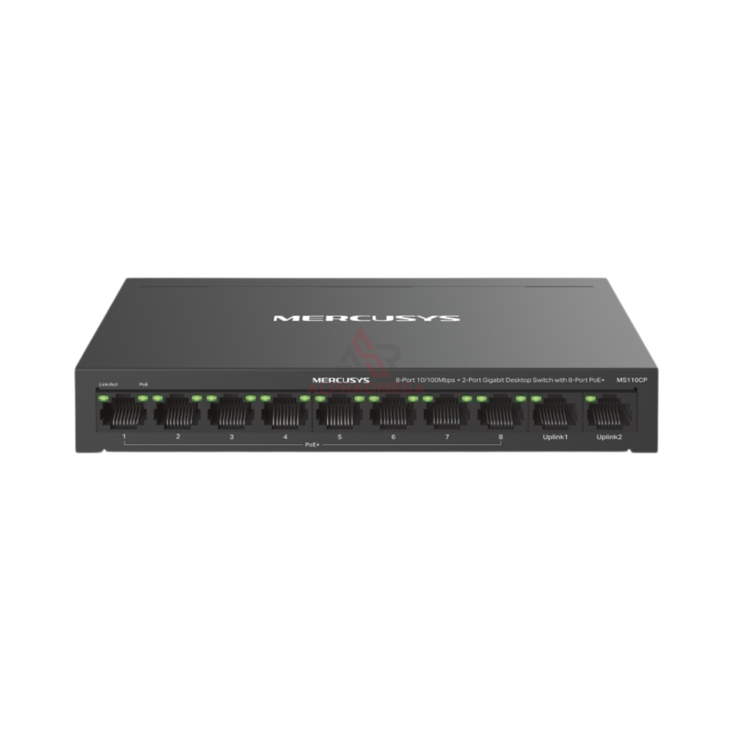 Mercusys MS110CP Switch 10 Port PoE+ CCTV 65W Switch PoE+ 10 Port CCTV 65W Extend 250m Gigabit