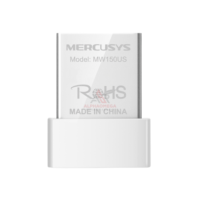 Mercusys MW150US N150 Wireless Nano USB Adapter Plug and Play WPA3