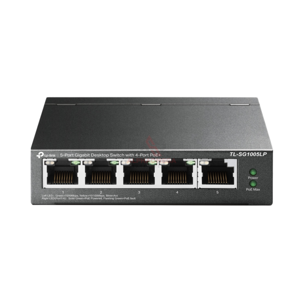 TP-Link TL-SG1005LP 5-Port Gigabit Desktop Switch dengan 4-Port PoE+ 40W Casing Metal