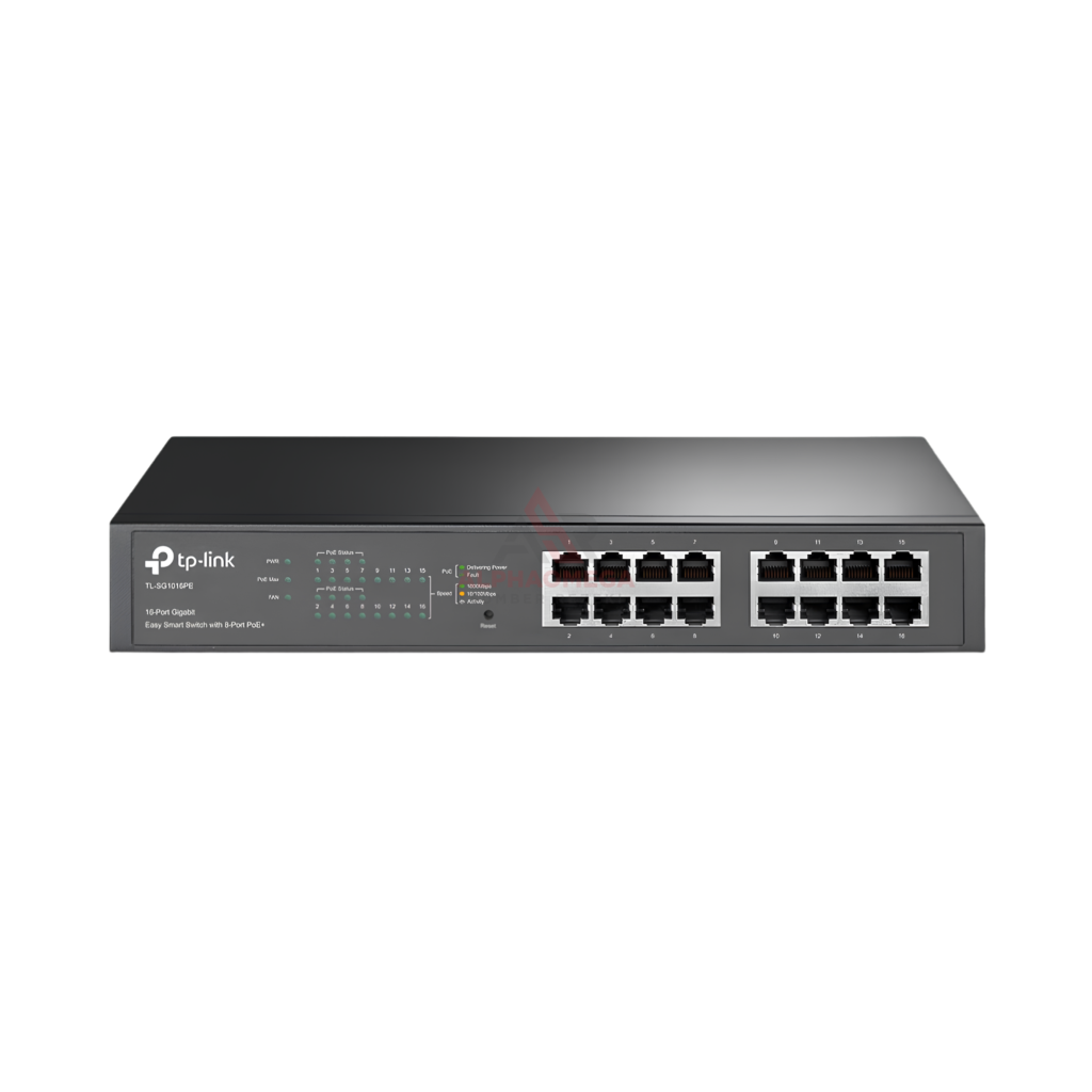 TP-Link TL-SG1016PE 16-Port Gigabit Easy Smart Switch dengan 8-Port PoE+ 150W Rackmount