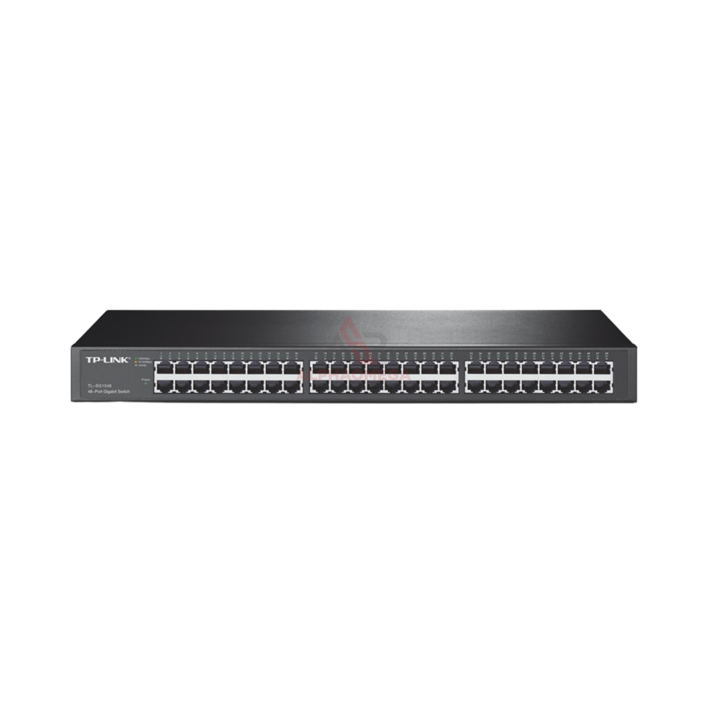 TP-Link TL-SG1048 48-Port Gigabit Rackmount Switch Unmanaged (96Gbps Switching Capacity, 19 Inch Metal Chassis)