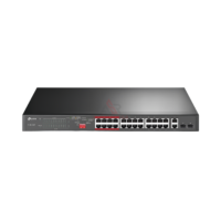 TP-Link TL-SL1226P 24-Port PoE+ Switch dengan 2 Gigabit RJ45 & 2 Combo SFP 250W Rackmount