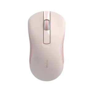Rapoo B20 Silent Pink Wireless Optical Mouse 2.4GHz 1200 DPI (Silent Click / Ambidextrous / 12 Months Battery) - Pink Garansi Resmi