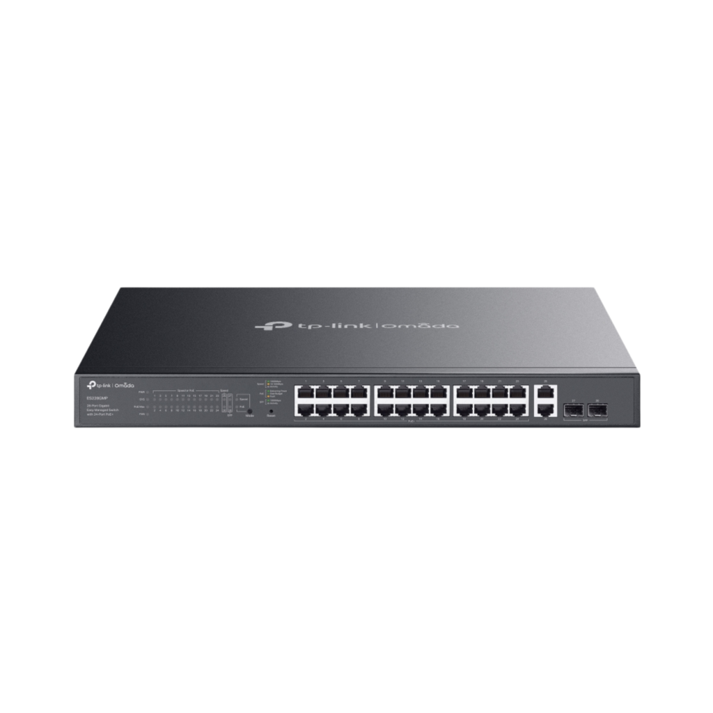 TP-LINK ES228GMP 28-Port Gigabit Easy Managed Switch PoE+ Barang Ori Garansi Resmi
