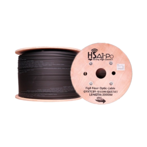 HSAirpo 12C-FIG8-2KM Kabel Fiber Optik Fig 8 Self Support 12 Core 2KM Outdoor Armored - Garansi Resmi