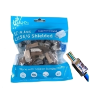 HSAirpo HS-EZRC6EU EZ RJ45 Connector CAT6 UTP Pass Through Isi 50 Pcs Anti Gagal - Garansi Resmi