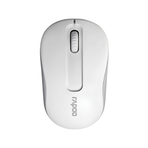 Rapoo M10 Plus White Wireless Optical Mouse 2.4GHz 1000 DPI (Ergonomic Ambidextrous / Compact Design) - Garansi Resmi