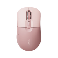 Rapoo M308 Silent Pink Multi-Mode Wireless Mouse (Silent Click / Bluetooth 5.0 & 2.4GHz / Multi-Pair 3 Devices) - Pink Garansi Resmi