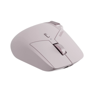 Rapoo MT760L Pink Multi-Mode Wireless Optical Mouse Bluetooth 5.0/4.0 & 2.4GHz (4000 DPI / Aluminium Side Scroll / 800mAh Rechargeable) – Pink Garansi Resmi