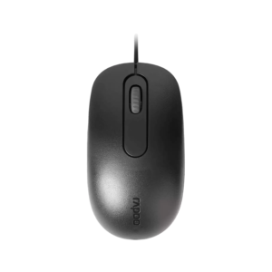 Rapoo N200 Wired Optical Mouse 1600 DPI (Full-Size / Ambidextrous Design / Plug & Play USB) – Garansi Resmi