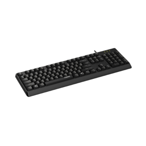 Rapoo NK1900 Wired USB Keyboard Full Size (Spill-Resistant / Durable Build / Plug & Play) – Hitam Garansi Resmi