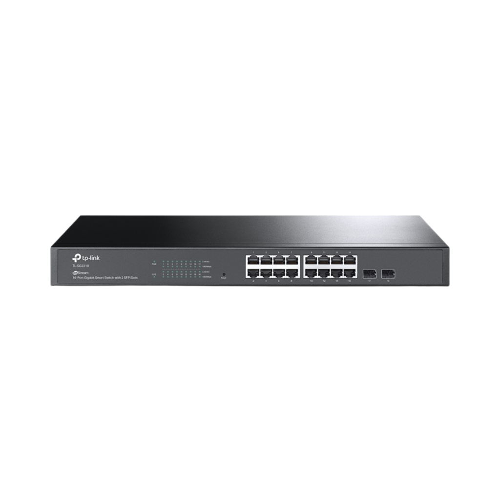 TP-LINK SG2218 16-Port Gigabit Smart Switch Managed L2+ with SFP Barang Ori Garansi Resmi