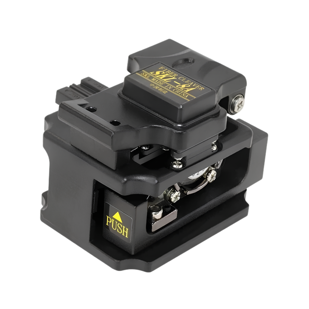 HSAirPo Fiber Cleaver SKL-8A High Precision Optical Fiber Cutter Aluminium Alloy Splicing FTTH