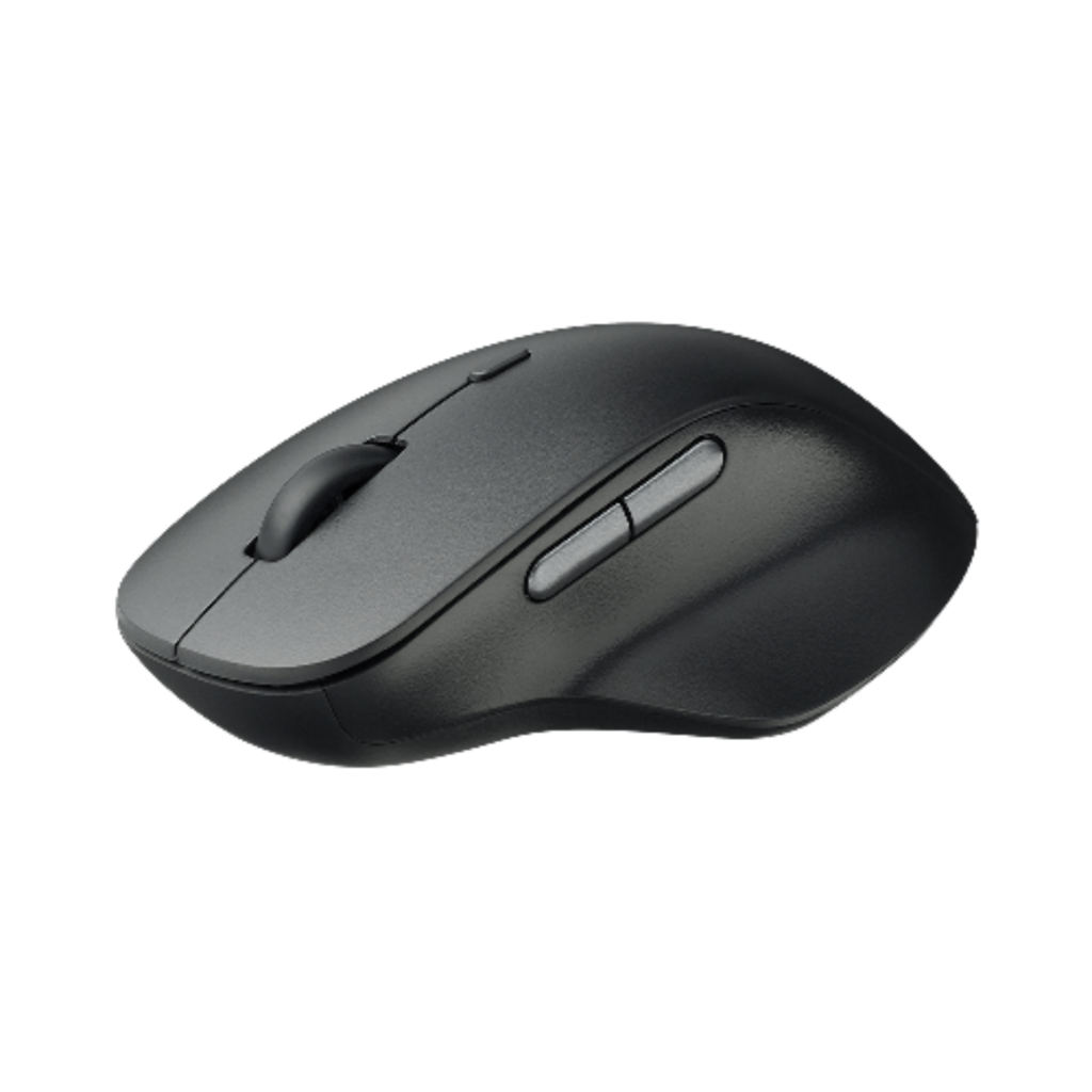 Rapoo M50 Plus Silent Black Wireless Optical Mouse 2.4GHz (Silent Click / Ergonomic Design / Lightweight 68g) - Hitam Garansi Resmi